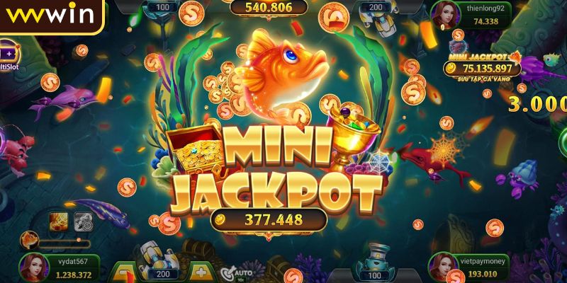 Bắn Cá Thần Tài Săn Thưởng Hấp Dẫn Dành Cho Mọi Ngư Thủ 4 Chờ cá khỏi bàn để bắn