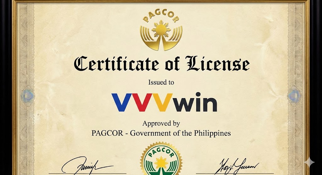 Chứng nhận từ PAGCOR – Chính phủ Philippines